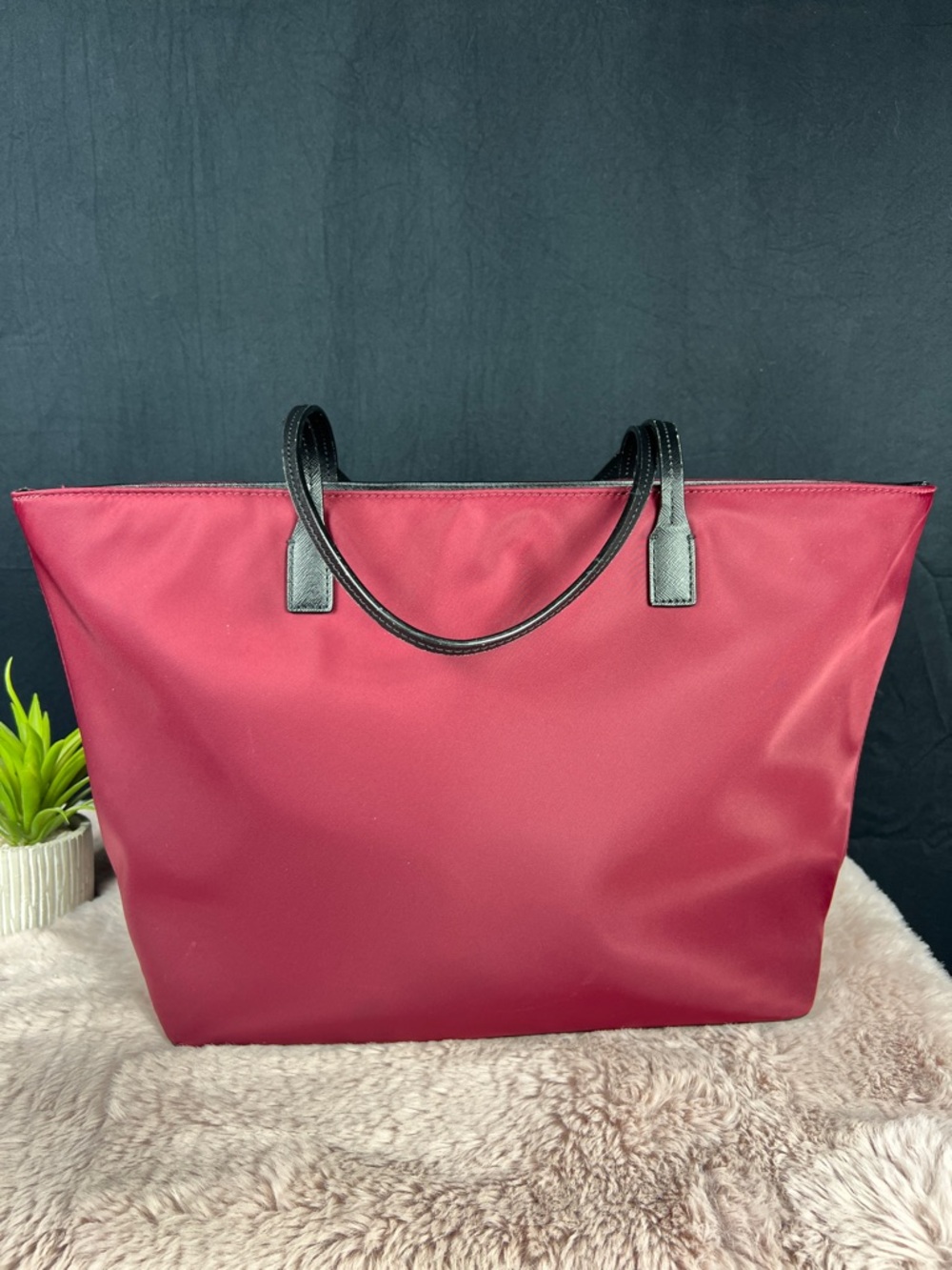Kate Spade Blake Avenue Margareta Tote Merlot Burgundy EUC - Picture 3 of 13